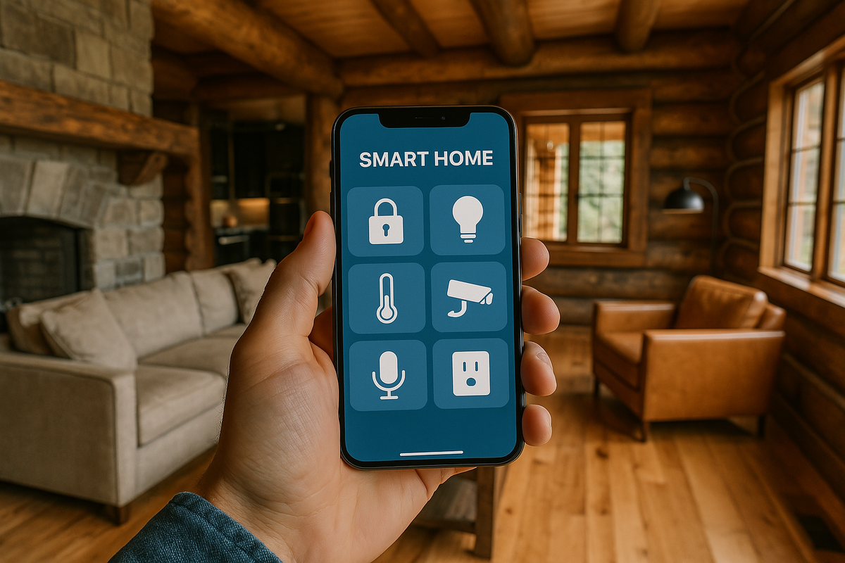 Smart Home Technology for Log Homes: What’s Possible?