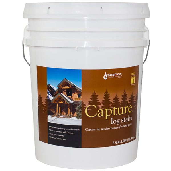 Sashco Capture Log Stain 5 Gallon Pail
