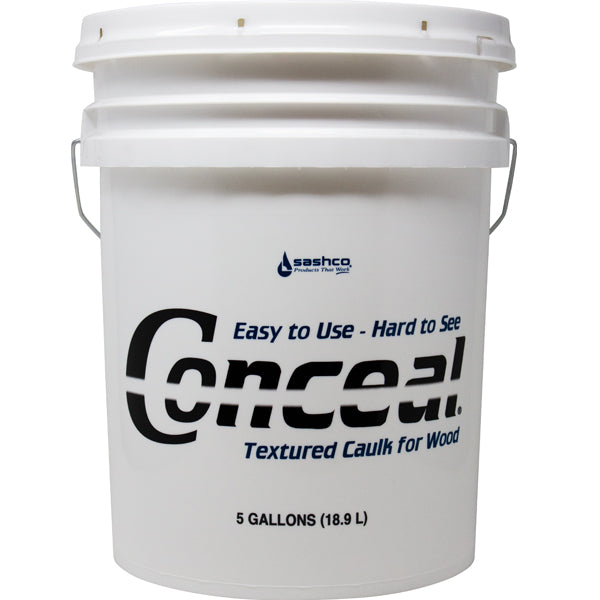 Sashco Conceal Textured Wood Caulk 5 Gallon