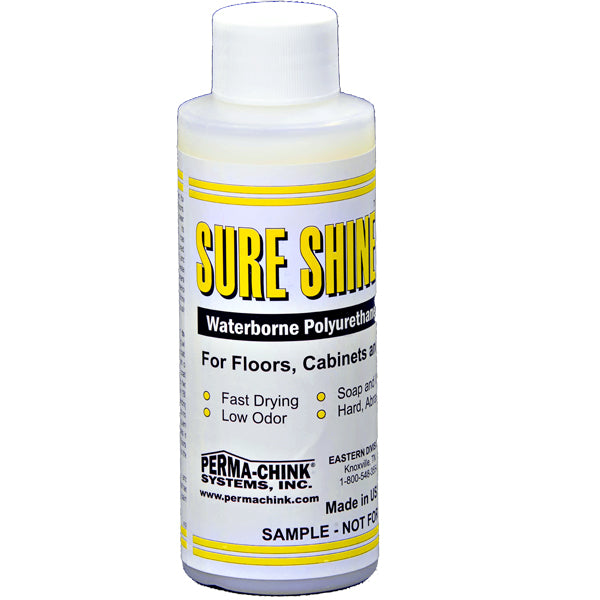 Perma-Chink Sure Shine Waterborne Polyurethane Premium Finish Sample