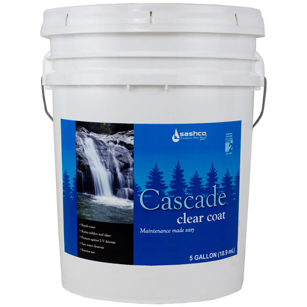 Sashco Cascade Clear Coat 5 Gallon