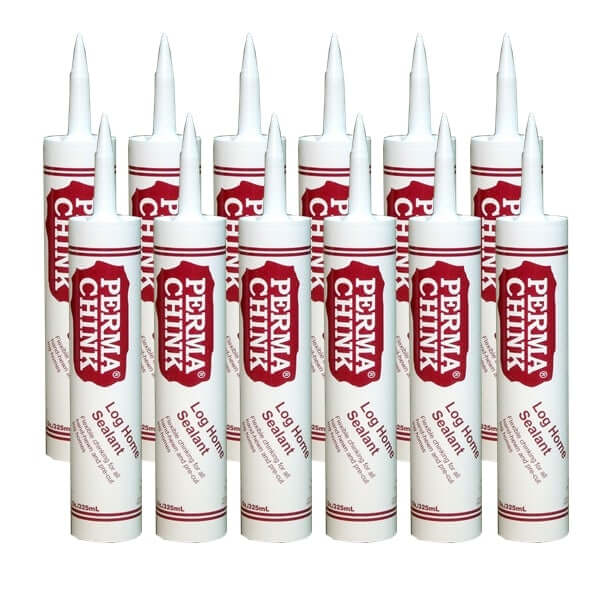 Perma-Chink Log Home Sealant (12) 11 oz. Tube Case