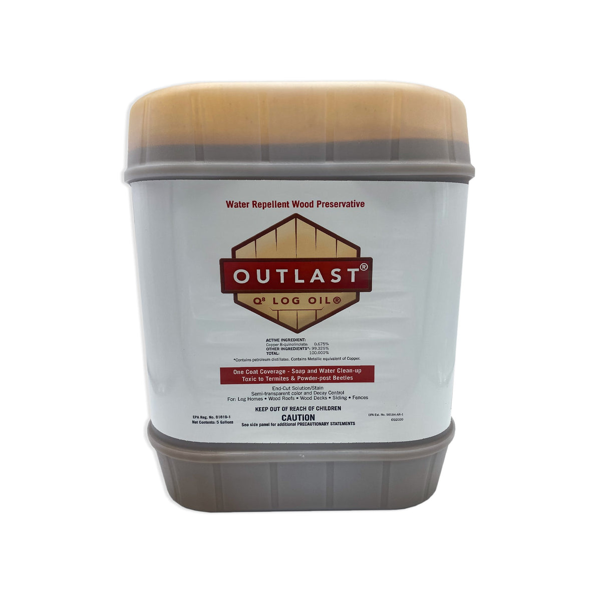 Outlast Q8 Log Oil: Wood Preservative & Finish
