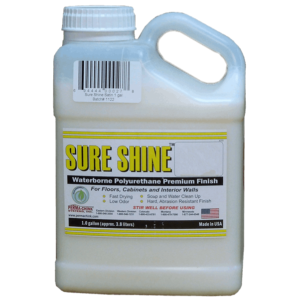 Perma-Chink Sure Shine Waterborne Polyurethane Premium Finish 1 Gallon