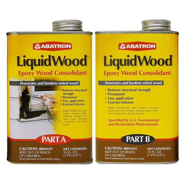 Abatron Liquid Wood Epoxy Wood Consolidant