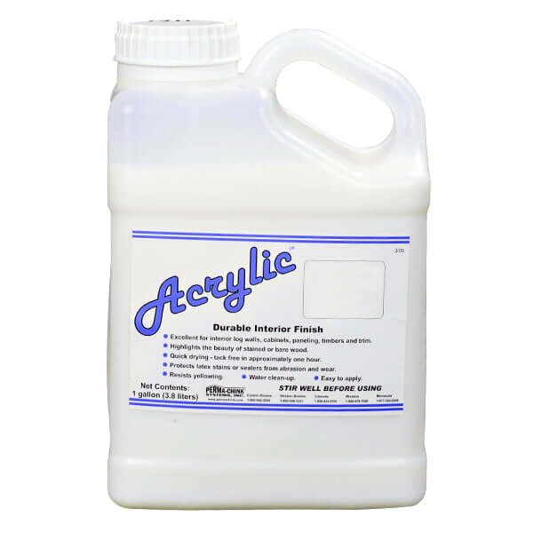 Perma-Chink Acrylic Durable Interior Finish 1 Gallon