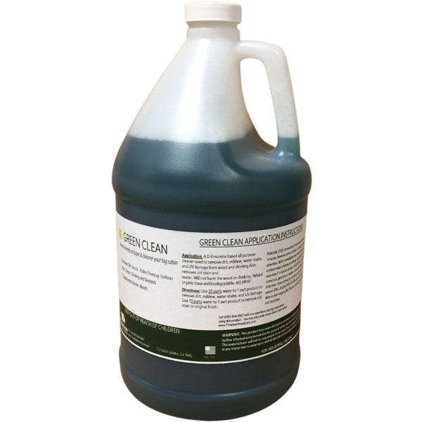 Green Clean Log Home Cleaning Concentrate 1 Gallon