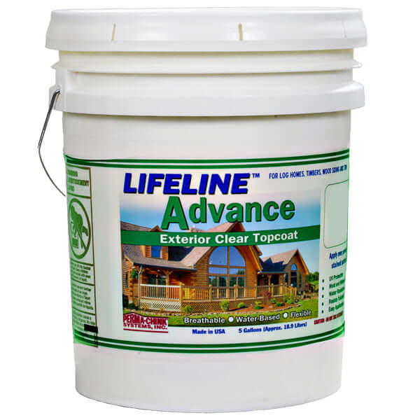 Perma-Chink Lifeline Advance Exterior Clear Topcoat 5 Gallon