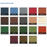 Perma-Chink Lifeline Accents Color Chart
