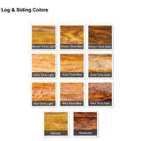 Sashco Transformation Stain Log & Siding Color Chart