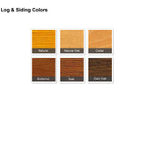 PPG ProLuxe Log & Siding Transparent Satin Color Chart