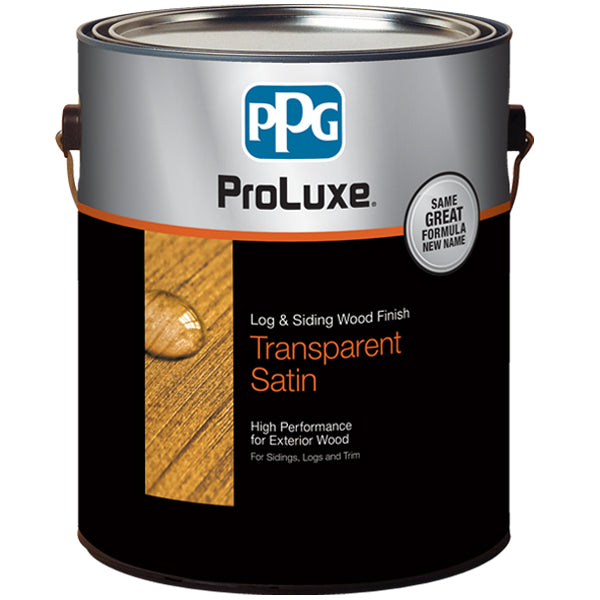 PPG ProLuxe Log & Siding Transparent Satin 1 Gallon