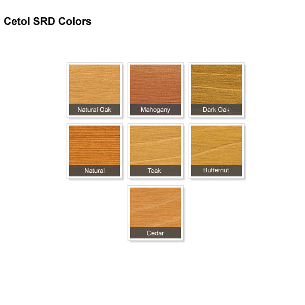PPG ProLuxe SRD Wood Finish Transparent Matte Color Chart
