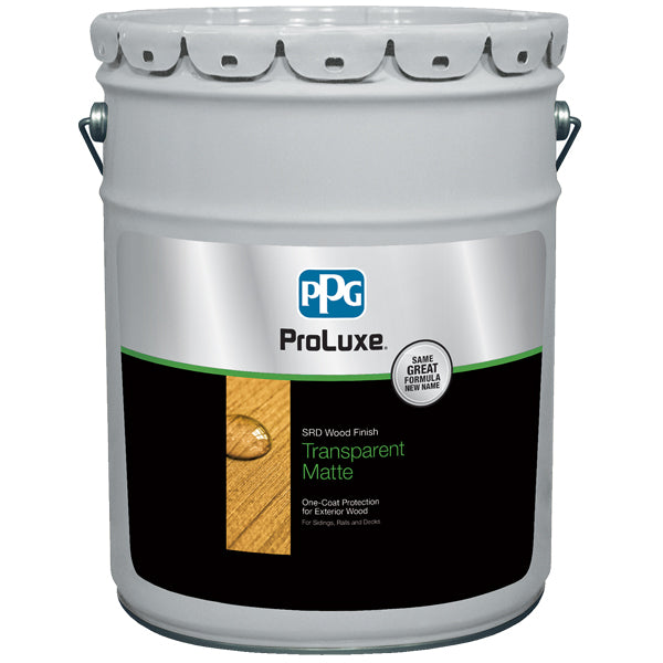 PPG ProLuxe SRD Wood Finish Transparent Matte 5 Gallon