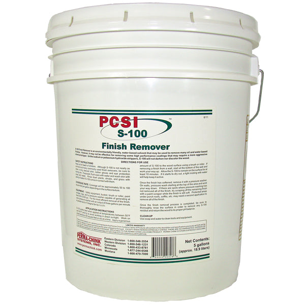 Perma-Chink PCSI S-100 Finish Remover 5 Gallon Pail