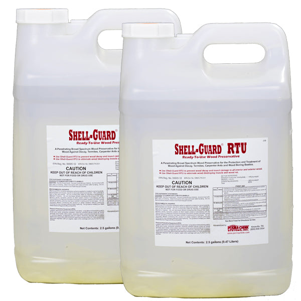 Shell Guard RTU Ready To Use Wood Perseverative 5 Gallon   