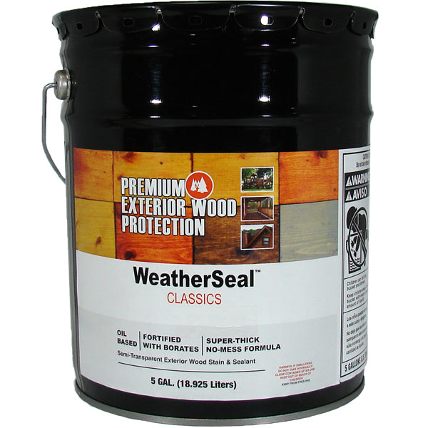 WeatherSeal Premium Exterior Wood Protection 5 Gallon