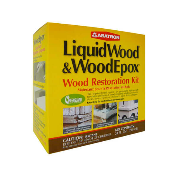 Abatron 24 fl. oz. Wood Restoration Kit: LiquidWood & WoodEpox