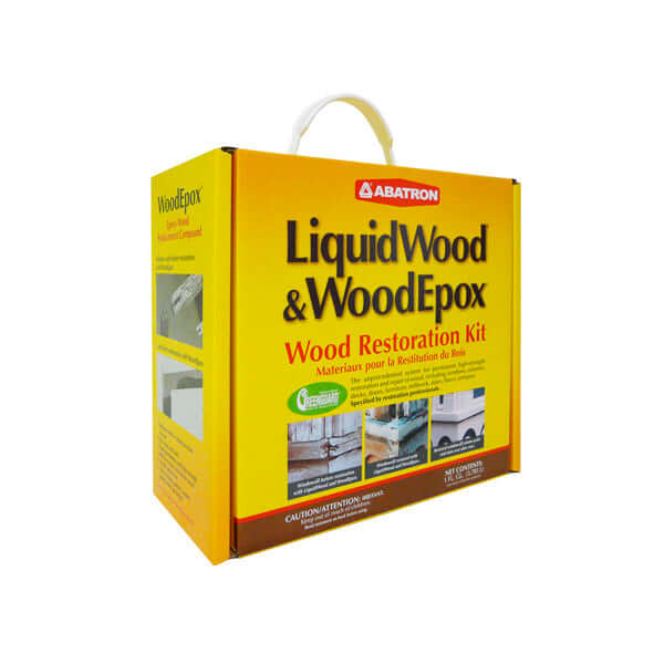 Abatron 16 fl. oz. Wood Restoration Kit: LiquidWood & WoodEpox