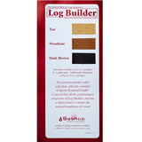 Sashco Log Builder Sealant Sample Card