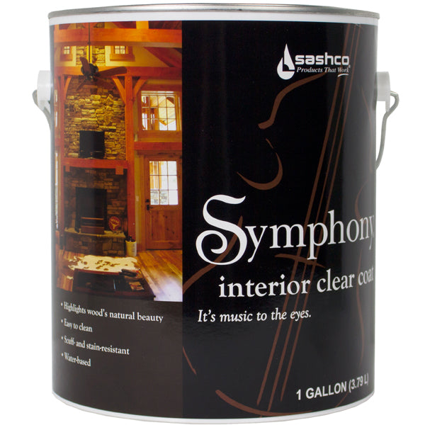 Sashco Symphony Interior Clear Coat 1 Gallon